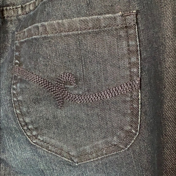 Chico’s Dark Denim Trouser Style Jeans 0 Regular - Picture 5 of 6